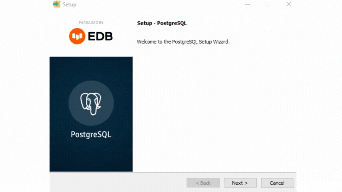Postgresql start