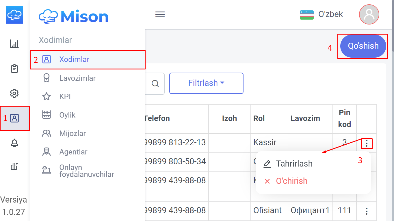 user add route